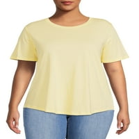 Terra & Sky ženske majice sa kratkim rukavima sa kratkim rukavima, 2 pakovanja