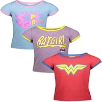 Comics Justice League Wonder Woman Super Girl Batgirl Toddler Girls T-majice Toddler do velikog djeteta