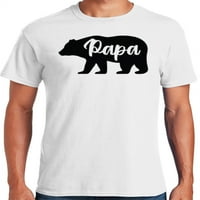 Dan grafičkog američkog oca Papa Bear majica za tatu mušku majicu
