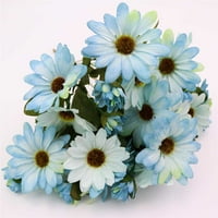 Veštački cvjetni buket fotografija PROP kućica cvjetna dekora svilena krpa lažni cvjetni buket, plava