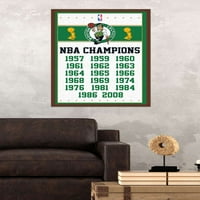 Boston Celtics-Zidni Poster Šampiona, 22.375 34