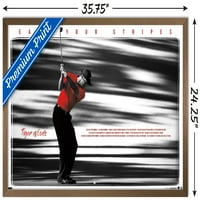Tiger Woods - Zaradite zidni poster Stripes, 22.375 34 uramljeno