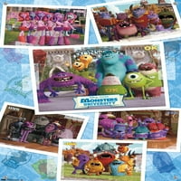 Disney Pixar Monsters University - Grid zidni poster sa push igle, 14.725 22.375