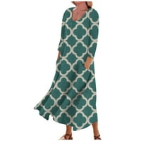 amousa haljine haljina za žene Spring Boho Casual modni rukav haljina za odmor velike veličine