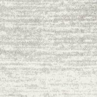 Adirondack Esmond apstraktno trkački tepih, bjelokosti srebrno, 2'6 10 '