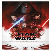 Star Wars: Posljednji Jedi - jedan zidni poster za jedan lim, 22.375 34 uramljeno