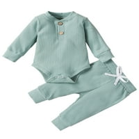 Vrhovi Vrata Za Dojenčad + Kratke Hlače Slatka Odjeća Za Zabavu Odijelo Dugih Rukava Labave Kućne Odjeće