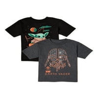Baby Yoda Boys Grafičke Majice Za Noć Vještica, Pakovanje, Veličine 4-18