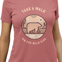 Kimaran Adventure T-Shirt Outdoor Hobiji prošetajte medvjeda ikona kratki rukav Tee
