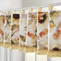 Grenland Home Fassions Somerset Riffled Farmhouse Prozor Valance