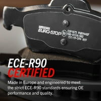 Power Stop prednji i zadnji Euro-Stop ECE-R certificirani komplet kočionih jastučića i rotora ESK979