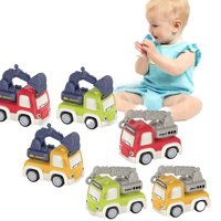 Godderr Boys Girls Građevinski kamioni igračke za djecu Toddler, simulacija mini inercijalnih inženjerskih