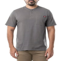 Muška majica s kratkim rukavima s kratkim rukavima Henley, veličina S-5XL