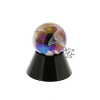 Crni okrugli reverzibilni konusni prikaz za golf loptu bejzbol marbles jaje sfere kuglice za puzzle