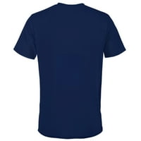 Disney Belle majica-pamučna majica sa kratkim rukavima za odrasle-prilagođena-Athletic Navy