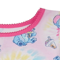 Lilo i Stitch Toddler Djevojka majica, kratke i hlače Pajama set, 4-komad, veličine 2t-5t