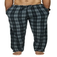 Real Essentials muške pantalone za spavanje od Mikroflisa, veličine S-2XL, muške pidžame