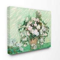 Stupell Industries saksija za cvijeće bijelo zeleno Van Gogh klasična slika platnena zidna Umjetnost Vincenta