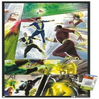 Liga Justice Comics - Obitelj Shazam i Crni Adam zidni poster sa pushpinsom, 22.375 34