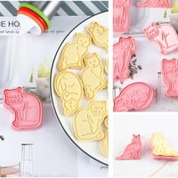 Sendvič hljeb za djecu Little Cat Kesciits kalup 3D Trodimenzional Slatko pečenje Kuća za kuhanje Flippipl