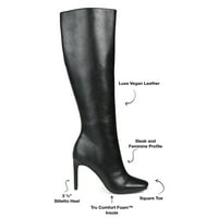 Brinley Co. Ženske Tru Comfort Foam Izuzetno Široke Čizme Sa Štiklama