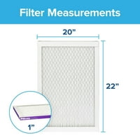Filtrete sa 20x22x1, Merv 12, napredni alergen Redukcija HVAC peći filter zraka, zanima alergene, bakterije,