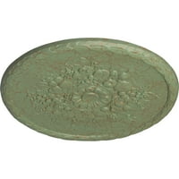Ekena Millwork 1 2 od 1 4 P Anthony Hargwarment strop Medaljon, ručno oslikan Cloud Burst