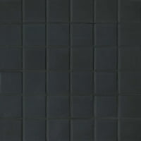 Pravi 2 2 Porculanski pod i Zidni mozaik u crnoj boji