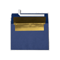 LUXPaper poziv koverte, 14, lb. Tamnoplava sa zlatnom podstavom, pakovanje