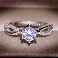 Kukoosong Majčin dan pokloni modni nakit prstenovi za žene romantični vjenčani prsten nakit Božićni poklon