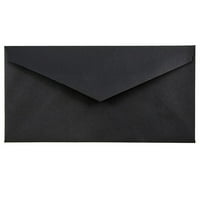Koverte za monarstvo papira, 1 2, crna posteljina, po paketu