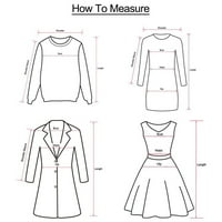 Wendunide Ljetna haljina Ženska perspektiva mrežica šifon izdubljena o izrez dvostruka plus veličina haljina