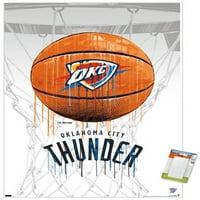 Oklahoma City Thunder - kapa za košarku 22.37 34 poster