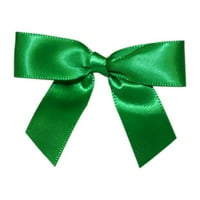 Papir satenski Twist Tie lukovi, smaragdno zeleno, u, 100 paketa