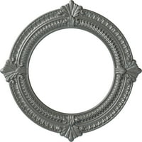 Ekena Millwork 1 8 od 8 ID 5 8 p Benson plafonski medaljon, ručno oslikano srebro