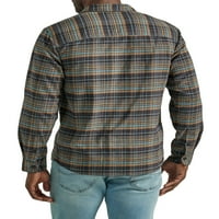Lands ' End školska uniforma muški Bedford rebrasti džemper sa patentnim zatvaračem
