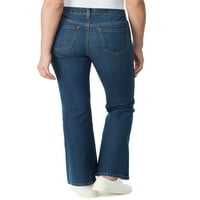 Silver Jeans Co. Ženska Plus Veličina Suki srednji rast Capri